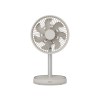 Duux Fan | Rize Flex | Stand Fan | Greige | Diameter 21 cm | Number of speeds 4 | Oscillation | 10 W | No