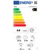 Candy | Washing Machine | RO 6106DWMC7/1-S | Energy efficiency class A | Front loading | Washing capacity 10 kg | 1600 RPM | Depth 58 cm | Width 60 cm | Display | TFT | Steam function | Wi-Fi