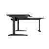 Genesis Gaming Desk | Holm 160 Modular Corner | Black/Anthracite