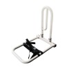 Height-adjustable bed rail making it easier to stand up