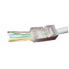 Gembird LC-PTF-01/100 wire connector RJ-45 Brown, Silver, Transparent