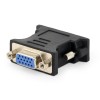 Gembird Adapter DVI-A male to VGA 15-pin HD (3 rows) female, black | Gembird