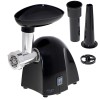 Adler | Meat mincer | AD 4811 | Black | 600 W | Number of speeds 1 | Throughput (kg/min) 1.8 | 3 replaceable sieves: 3mm for grinding poppies and preparing meat and vegetable stuffing; 5mm for meatballs, Roman roast and beef burgers; 7mm for coarsely grou