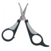 TRIXIE 2360 pet grooming scissors Black, Grey, Stainless steel Ambidextrous Universal