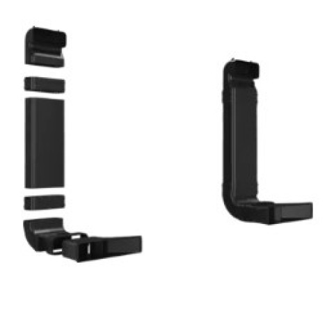 Bosch | Recirculation kit S and L-bow (60cm) | HEZ9VDKR1 | Black