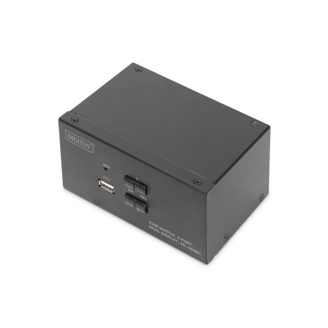 DIGITUS KVM Switch 2x2 HDMI 2-Port