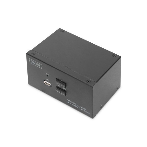 DIGITUS KVM Switch 2x2 HDMI 2-Port