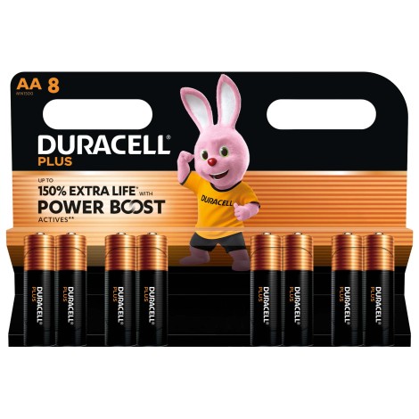 DURACELL Plus Boost MN1500 AA BL8 | Duracell