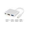 Maclean MCTV-840 USB graphics adapter 4096 x 2304 pixels Silver