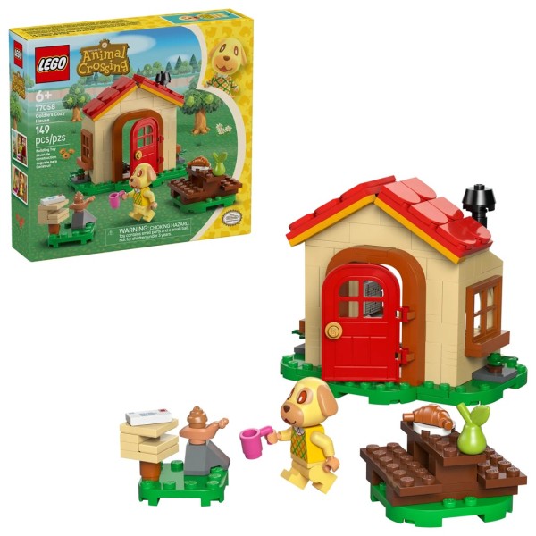 LEGO ANIMAL CROSSING 77058 Goldie's Cosy ...