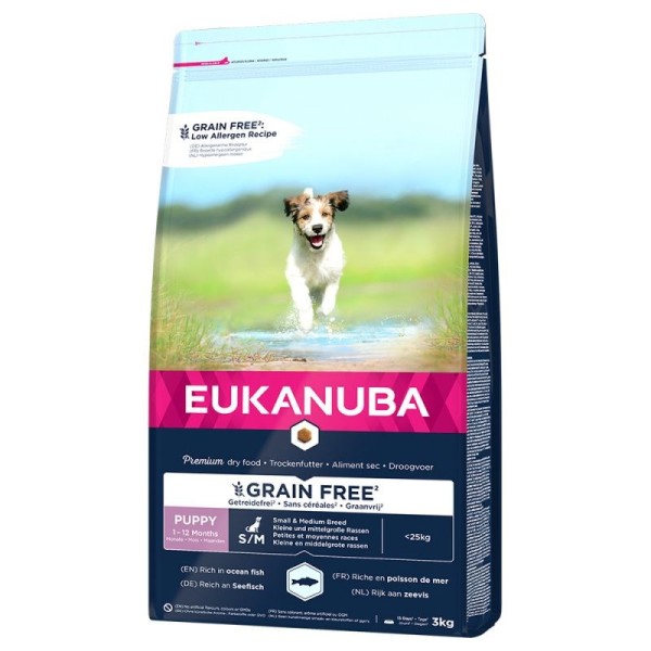 EUKANUBA Grain Free Puppy Small/Medium Breed ...