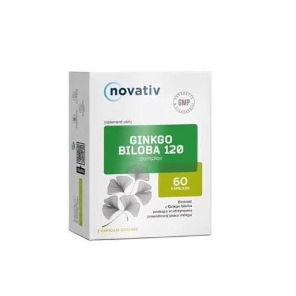 Novativ Ginkgo Biloba 120 Complex 60 ...