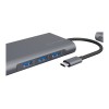 Icy Box IB-DK4040-CPD USB Type-C™ DockingStation with two video interfaces | Raidsonic