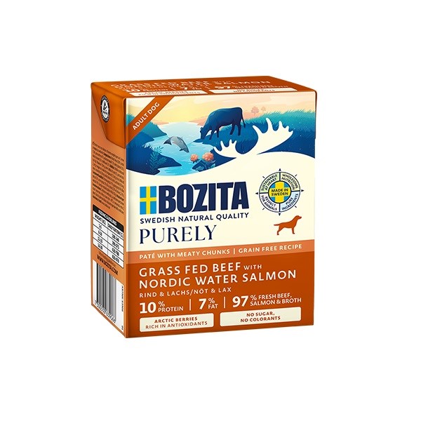 BOZITA Purely wołowina z łososiem pasztecik ...