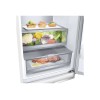 LG | Refrigerator | GBB72SWVGN | Energy efficiency class D | Free standing | Combi | Height 203 cm | No Frost system | Fridge net capacity 233 L | Freezer net capacity 107 L | Display | 35 dB | White