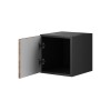 Cama full storage cabinet ROCO RO5 37/37/39 black/black/black