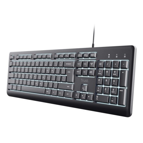Trust Primo Beleuchtete keyboard Home/Office USB QWERTY US English Black