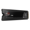 Samsung | 990 PRO with Heatsink | 2000 GB | SSD form factor M.2 2280 | Solid-state drive interface M.2 NVMe | Read speed 7450 MB/s | Write speed 6900 MB/s