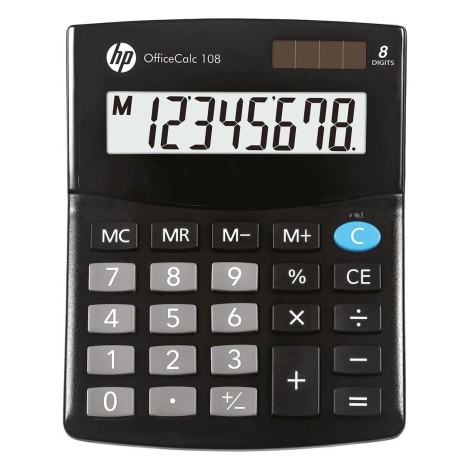 HP-OC 108/INT BX office calculator black
