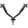 Goobay Double Monitor Mount with Gas Spring, Black