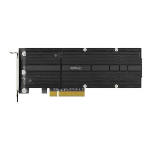 Synology | M2D20 | Dual-slot M.2 NCMe PCIe SSD adapter card for cashe acceleration GT/s | PCIe 3.0 x8