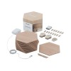 Nanoleaf|Elements Wood Look Hexagons Starter Kit (13 panels)|Cool White + Warm White