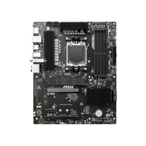 MSI | PRO B650-S WIFI | Processor family AMD | Processor socket AM5 | DDR5 | Supported hard disk drive interfaces SATA, M.2 | Number of SATA connectors 4