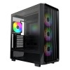 Case|MONTECH|X5|MidiTower|Case product features Transparent panel|Not included|Colour Black|X5(B)