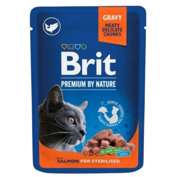 BRIT Premium Cat Salmon Sterilised - ...