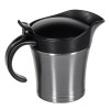 GEFU TREAT Jug 0.5 L Black, Stainless steel