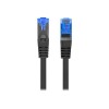 Lanberg Patchcord Cat.6A S/FTP LSZH CCA | PCF6A-10CC-0150-BK | 1.5 m