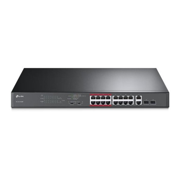 Switch|TP-LINK|Desktop/pedestal|16x10Base-T / 100Base-TX|2x10/100/1000BASE-T/SFP combo|PoE+ ports 16|192 ...