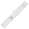 Fixed | Sporty Strap Set with Quick Release 22mm for smartwatch | 160-235 mm | White | Silicone