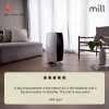 Mill | Silent Pro Air Purifier | APSILENT | Suitable for rooms up to 115 m² | 68.3 m³ | White/Black