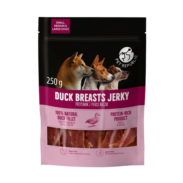 PETREPUBLIC Duck breasts jerky - dog ...