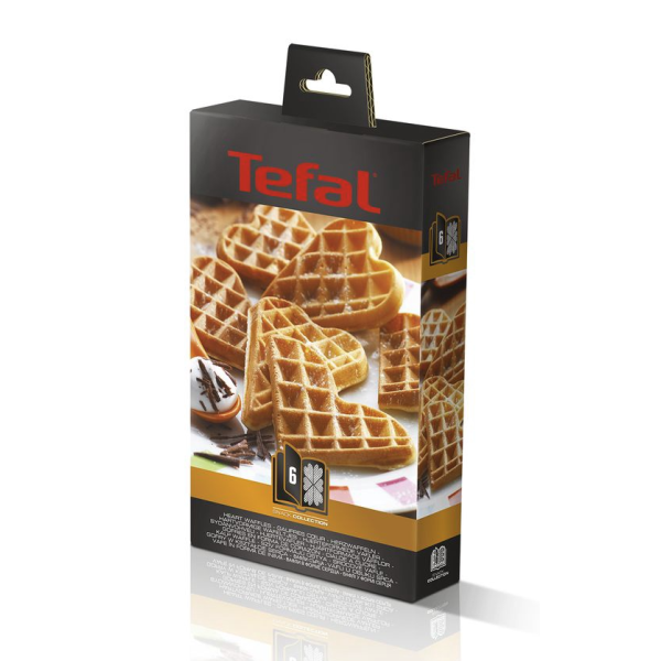 TEFAL XA800612 Heart shape Waffle plates ...