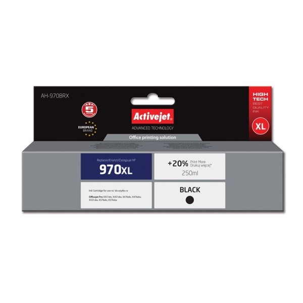 Activejet AH-970BRX ink (replacement for HP ...