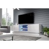 Cama TV cabinet QIU 200 MDF white gloss/white gloss