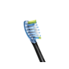 Philips | Interchangeable Sonic Toothbrush Heads | HX9042/33 Sonicare C3 Premium Plaque Defence | Heads | For adults and children | Number of brush heads included 2 | Number of teeth brushing modes Does not apply | Sonic technology | Black