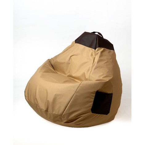 Sako bag Chillout cream-brown XXL 140 x 100 cm