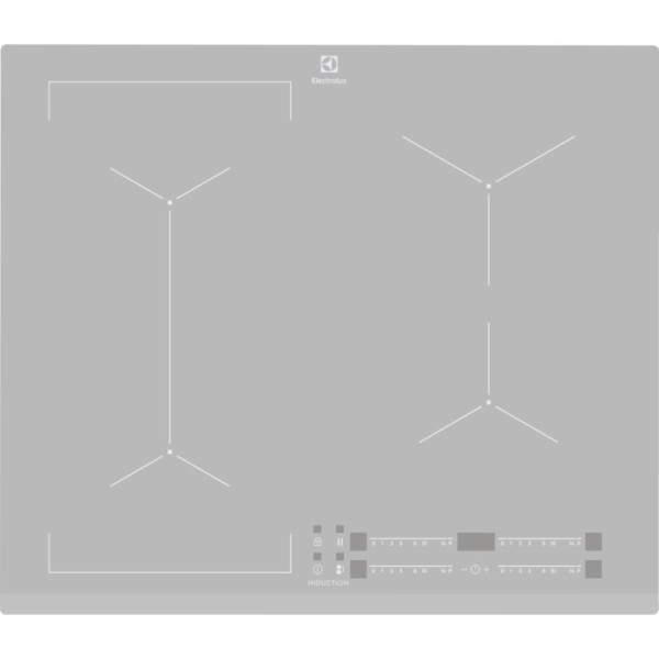 Electrolux EIV63440BS Silver Built-in Zone induction ...
