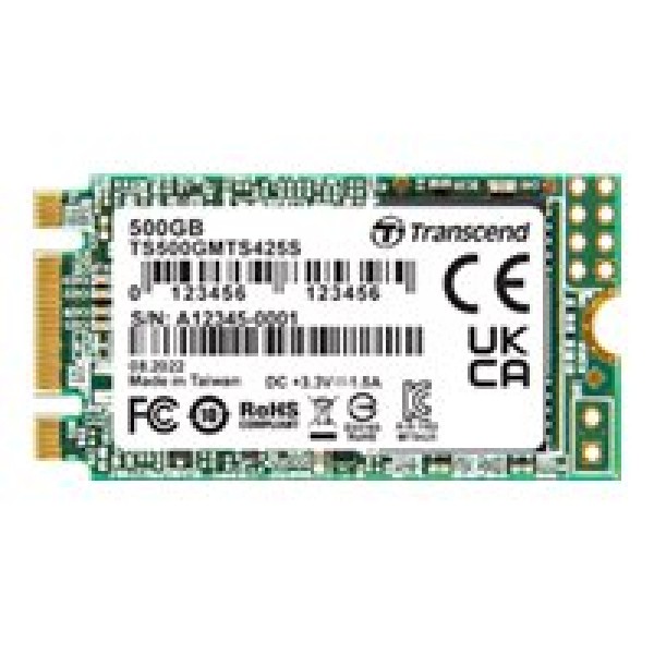 TRANSCEND 500GB M.2 2242 SSD SATA3 ...