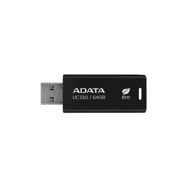 MEMORY DRIVE FLASH USB3.2 64GB/BLACK UC320-64G-RBK/BK ...