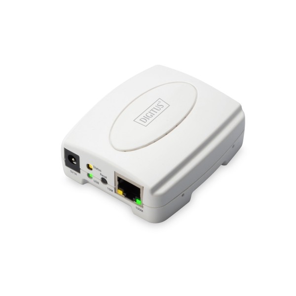 Digitus Fast Ethernet Print Server, USB ...