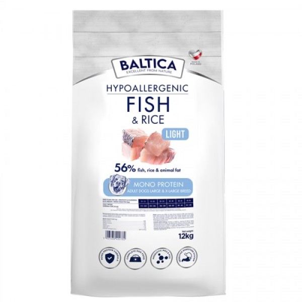 BALTICA NUTRACEUTIC Hypoallergenic Fish & Rice ...