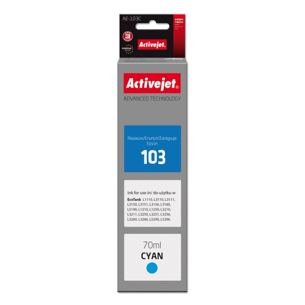 Activejet AE-103C Ink Cartridge (replacement for ...