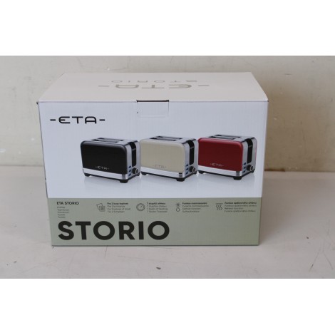 SALE OUT. ETA ETA916690040 STORIO Toaster, Power 930 W, 2 slots, Stainless steel, Beige | ETA Storio Toaster | ETA916690040 | Power 930 W | Housing material Stainless steel | Beige | DAMAGED PACKAGING