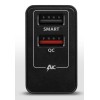 AXAGON ACU-QS24 QUICK and SMART Wall charger, 2x USB port QC3.0/AFC/FCP + 5V-1.2A, 24W