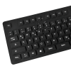 Logilink | Flexible waterproof Keyboard USB + PS/2 | ID0019A | Flexible keyboard | Wired | DE | Black