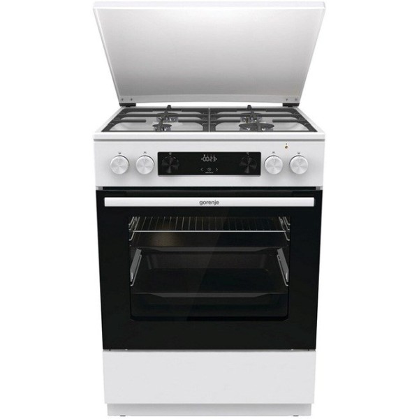 Gorenje GKS6C71WF Freestanding cooker with oven ...